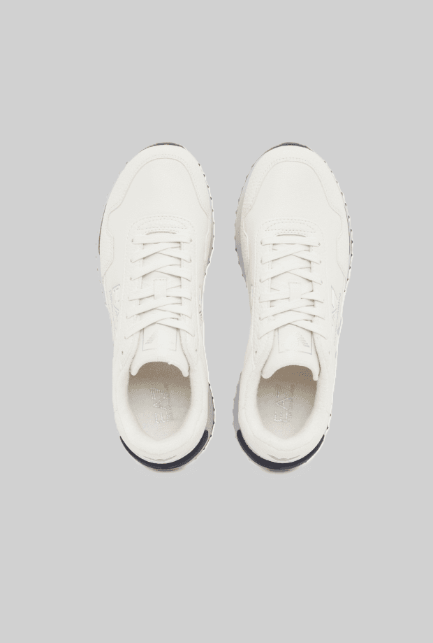 EA7 scarpe running da uomo bianco - 3