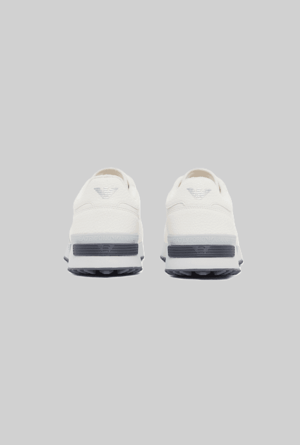 EA7 scarpe running da uomo bianco - 5