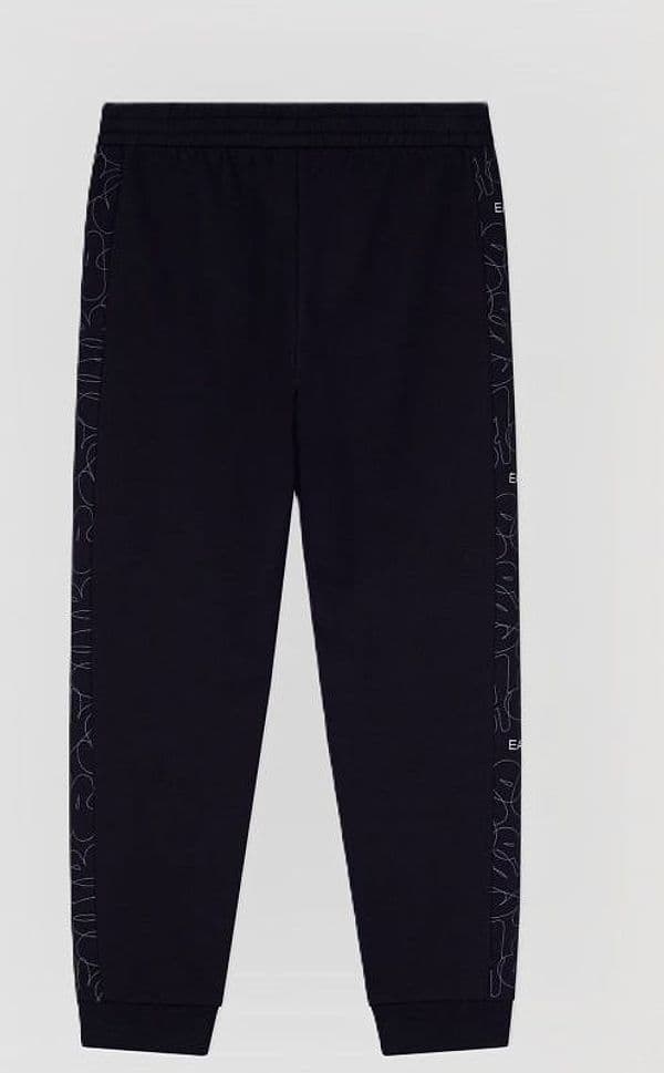 EA7 pantalone jogger da bambino nero - 2