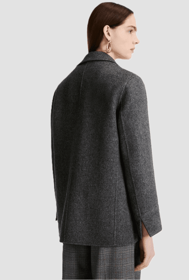 MARELLA giacca con dettagli in pelle donna grigio - 3