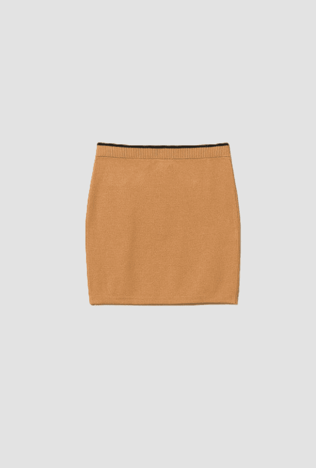 TWINSET gonna in maglia con bottoni bambina marrone - 3