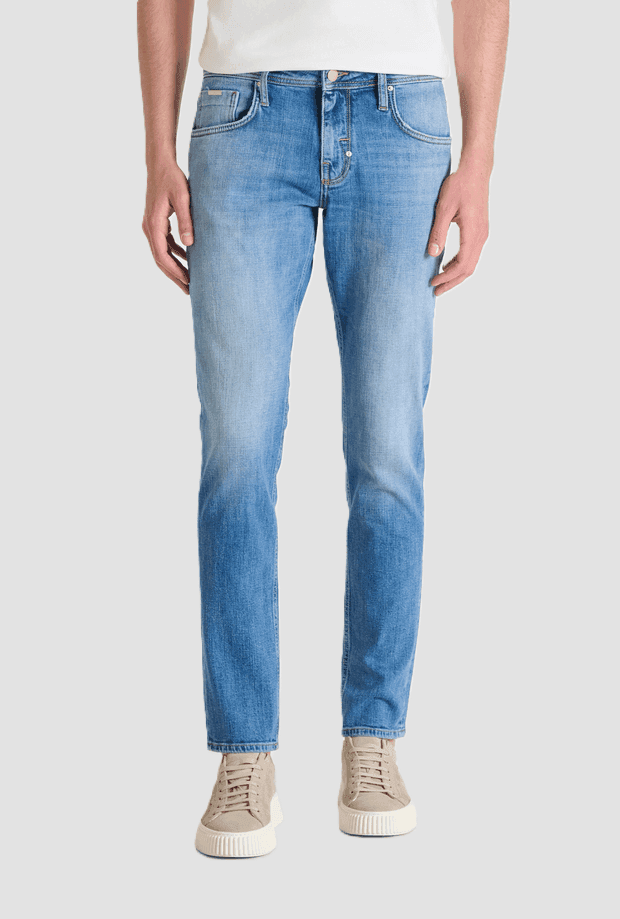 Antony Morato jeans kurt da uomo blu denim - 2