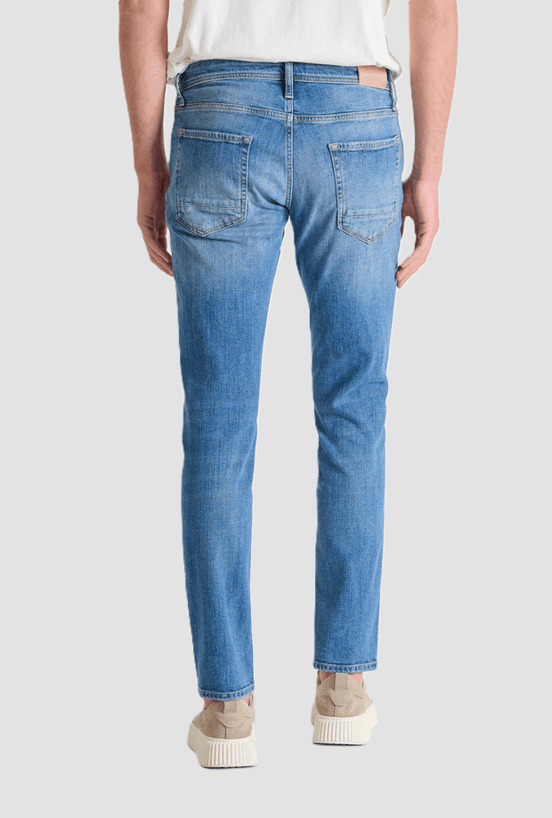Antony Morato jeans kurt da uomo blu denim - 3