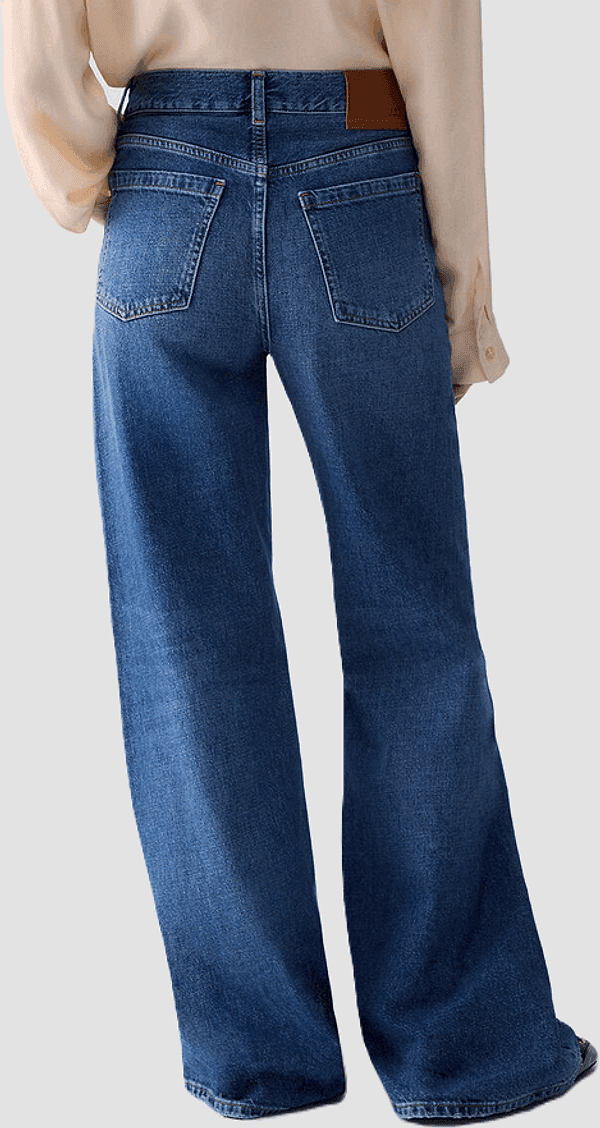 LIU JO jeans con bandana in pizzo donna blu denim - 3
