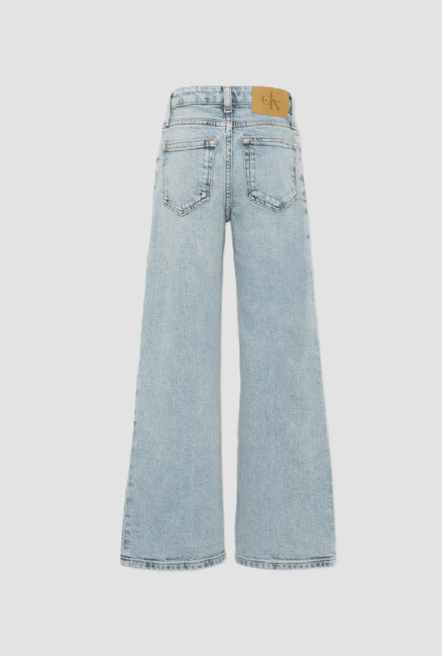 CALVIN KLEIN KIDS jeans da bambina blu chiaro - 2