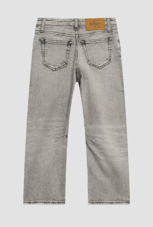 CALVIN KLEIN KIDS jeans barrel fit da bambina grigio - 2