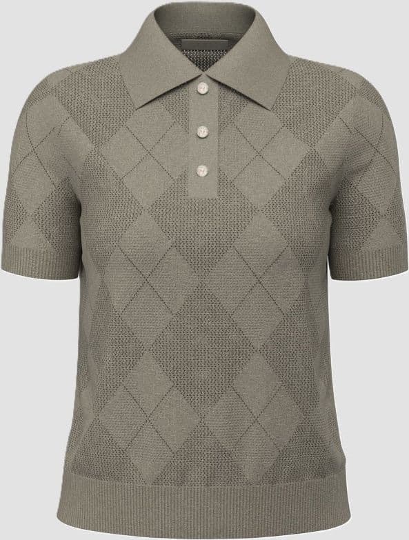 GUESS polo a tre bottoni donna verde