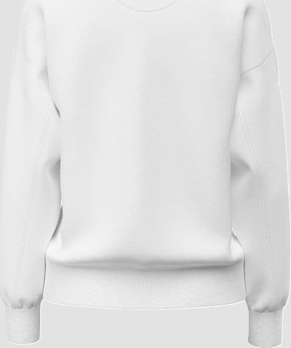 GUESS felpa con logo donna bianco - 2