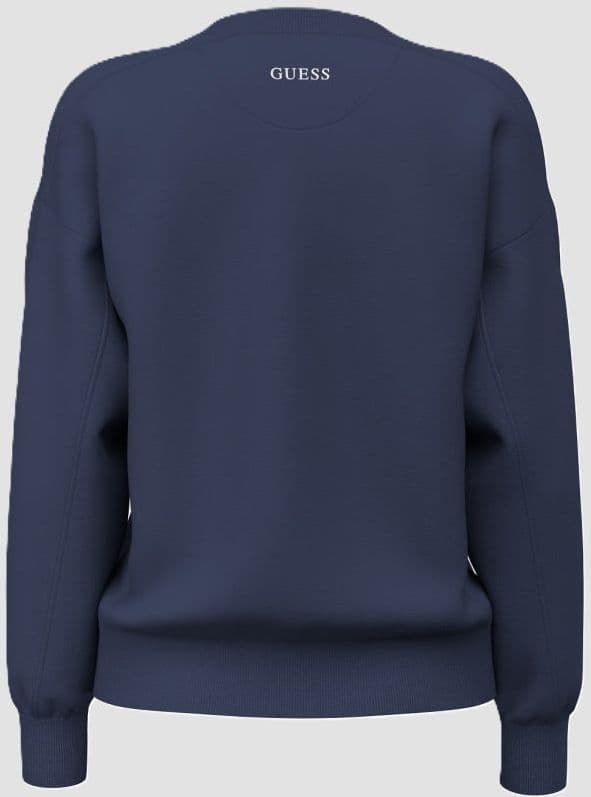 GUESS felpa con logo donna blu - 2