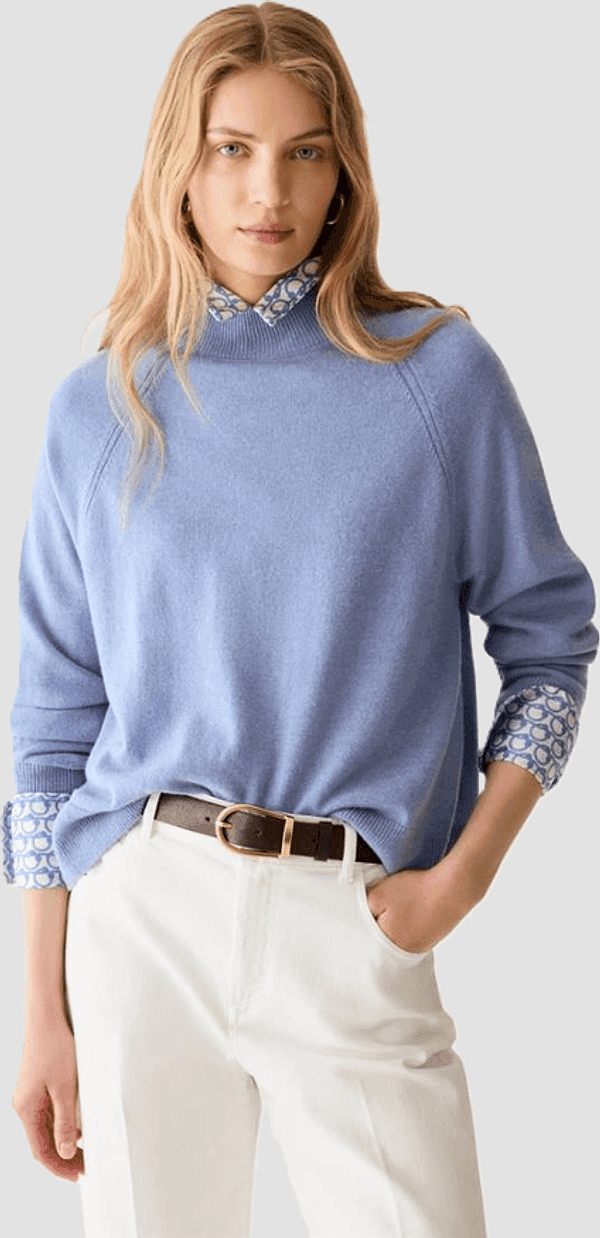 PENNYBLACK maglia a lupetto donna azzurro - 2