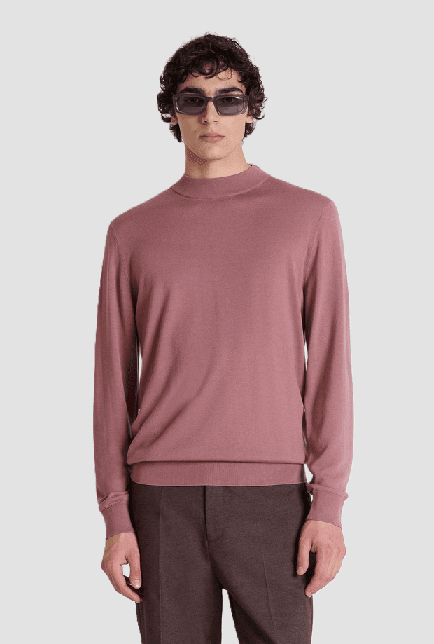Antony Morato maglia lupetto da uomo rosa cipolla - 2