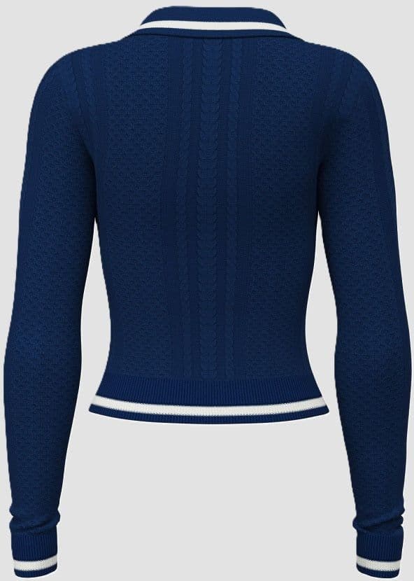 GUESS maglione full zip donna navy blue - 2