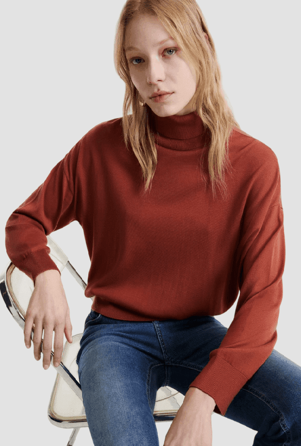 MARELLA dolcevita donna ruggine - 2
