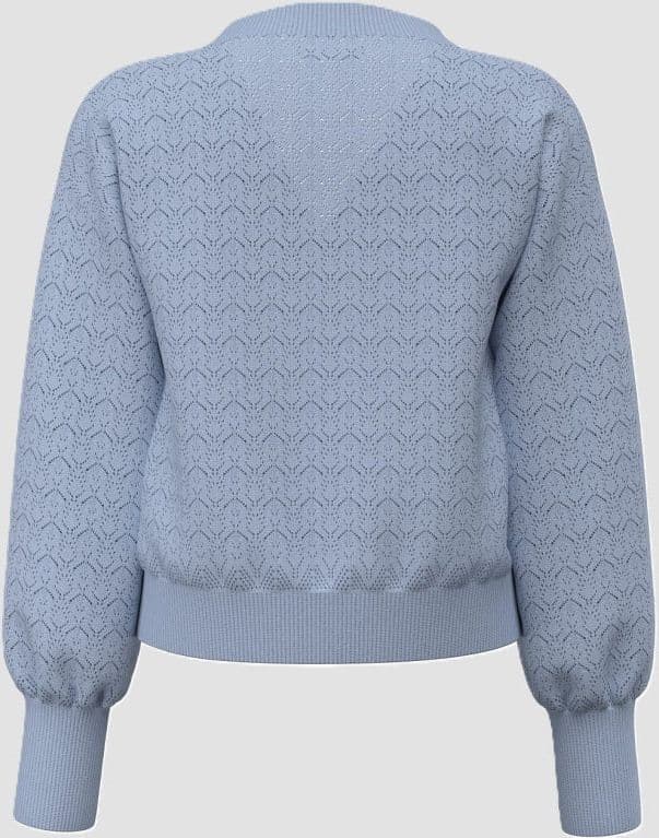GUESS cardigan a v donna celeste - 2