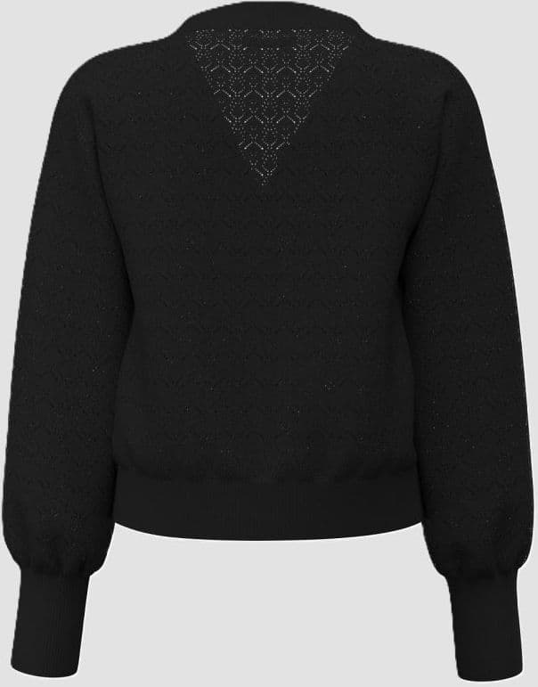 GUESS cardigan a v donna nero - 2