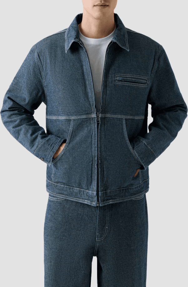 GUESS giubbino in denim uomo blu - 2