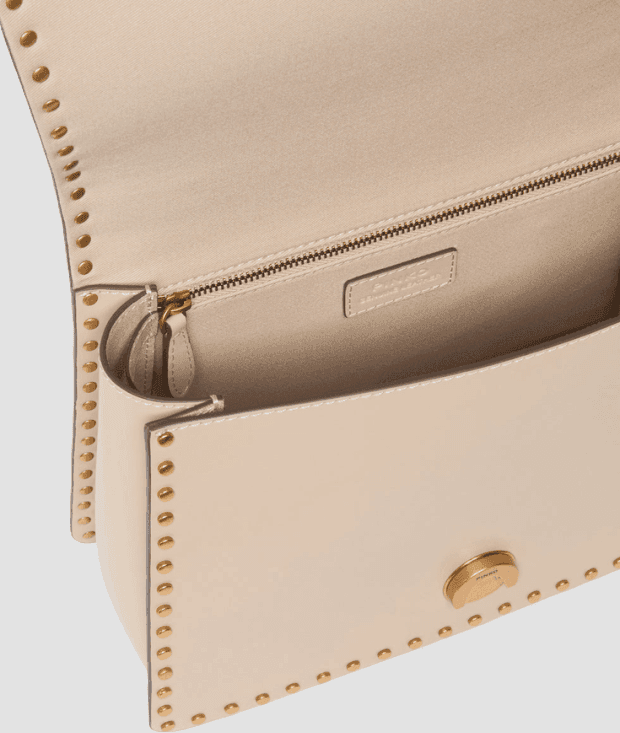 Pinko borsa love bag media a mano da donna beige - 3