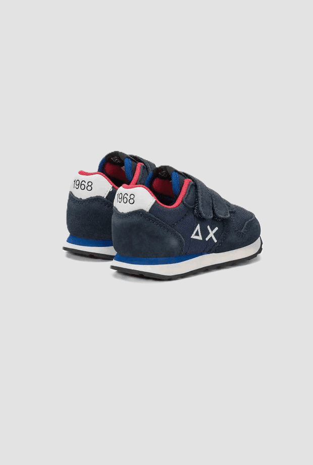 SUN68 scarpe boy's tom solid bambino navy blue - 3