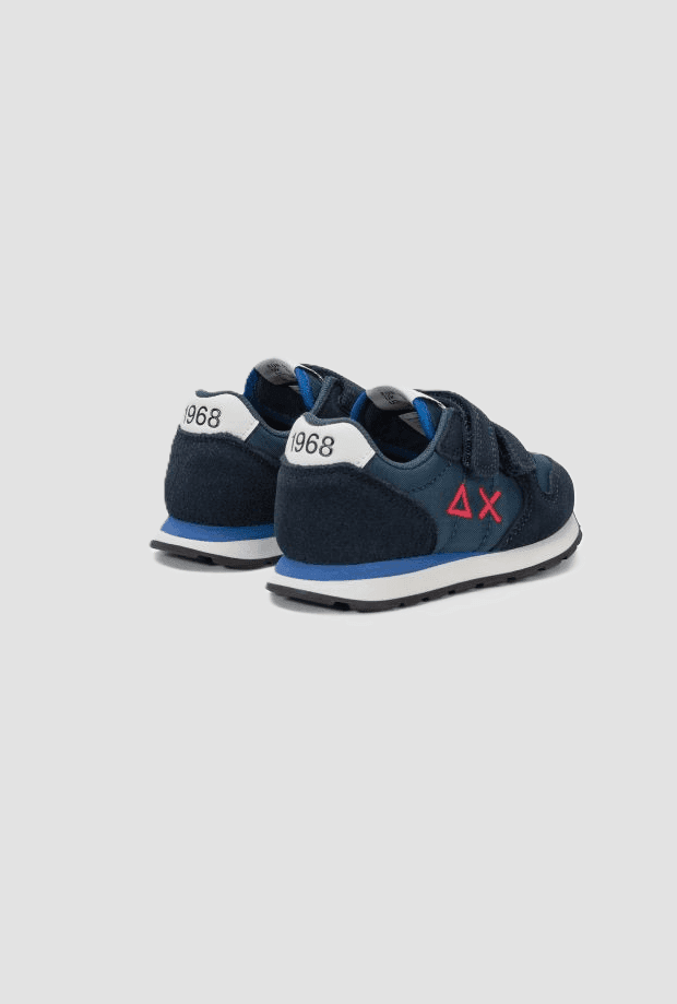SUN68 scarpe boy's tom solid bambino navy blue - 3
