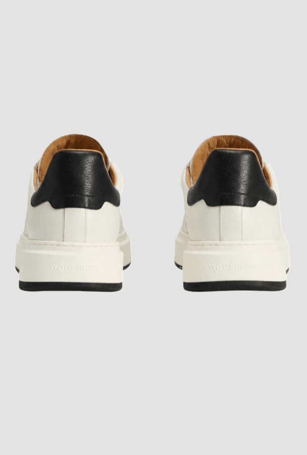 Woolrich scarpe arrow uomo bianco-nero - 3