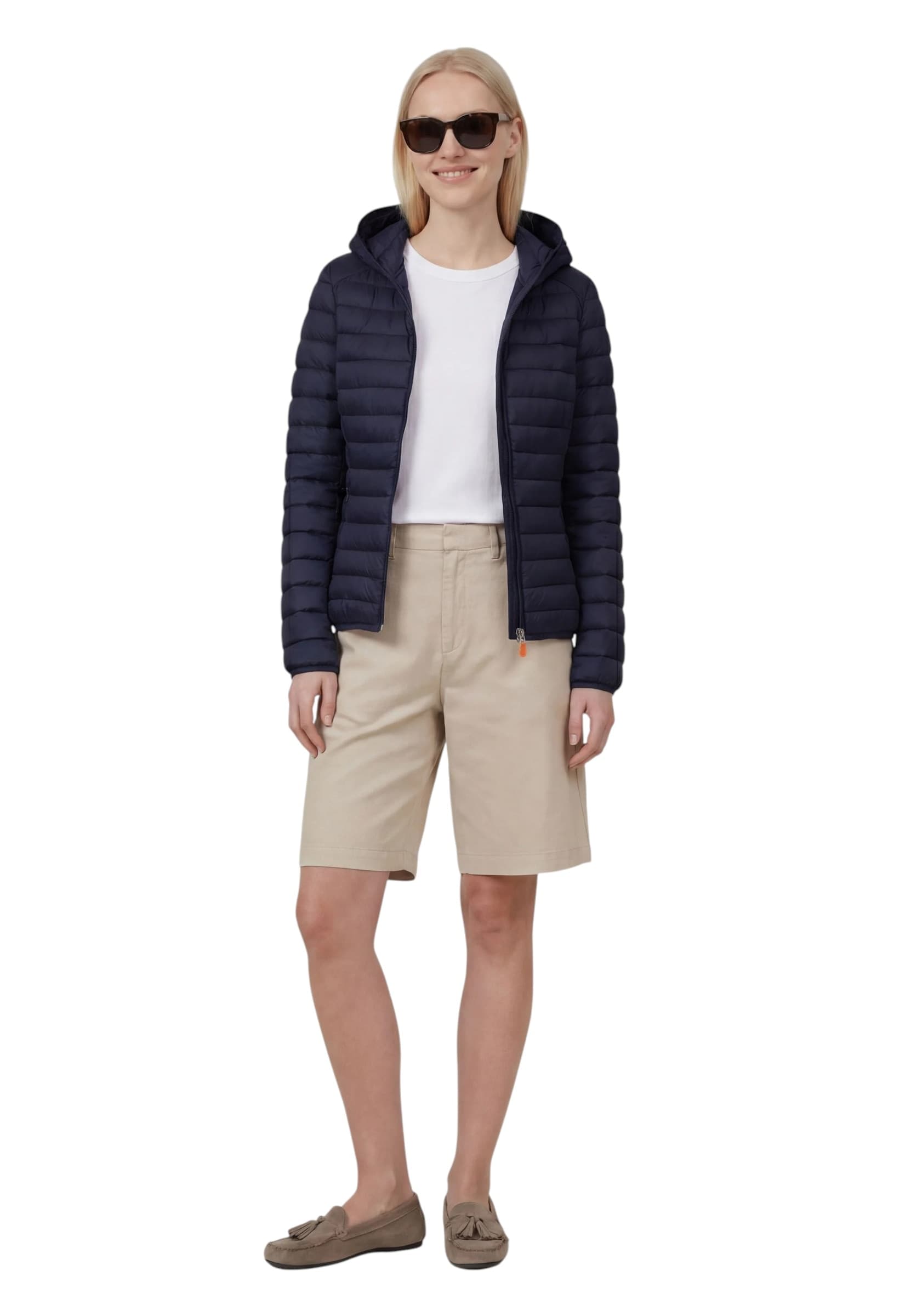 SAVE THE DUCK Piumino Donna  d33620w-blu Daisy - 2