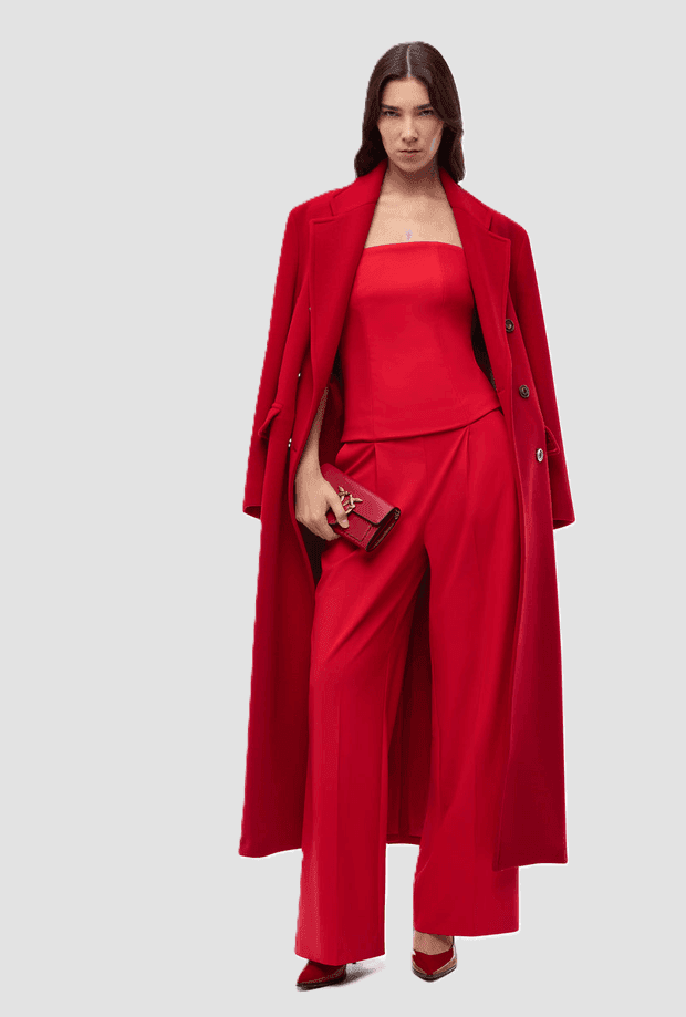 Pinko abito all-in-one donna rosso - 3