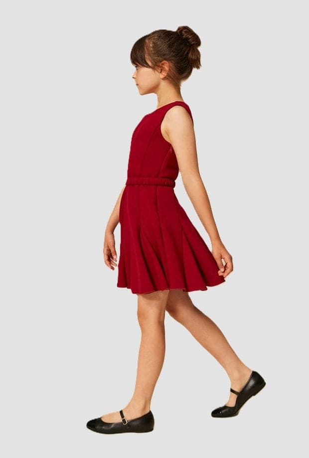 TWINSET abito in scuba bambina rosso - 3