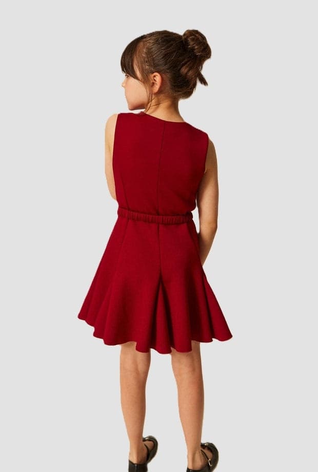TWINSET abito in scuba bambina rosso - 4