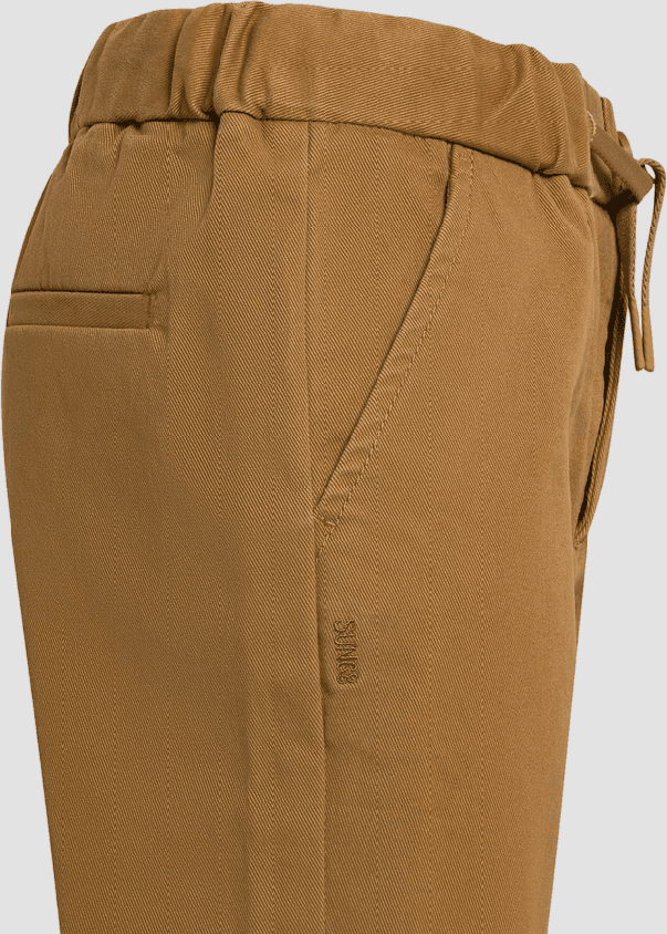 SUN68 pantalone in gabardina da bambino beige scuro - 2