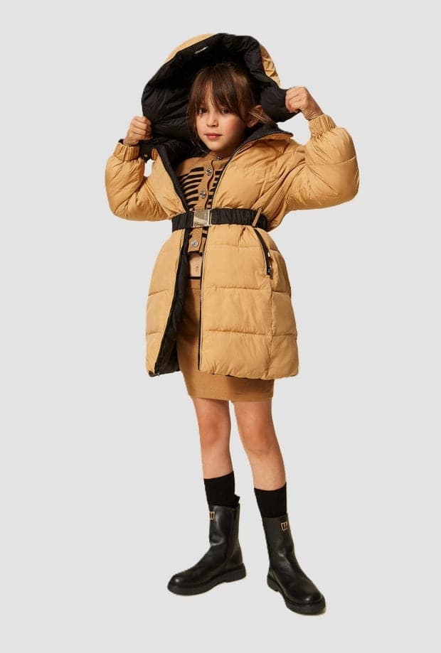 TWINSET piumino reversibile bambina marrone-nero - 2