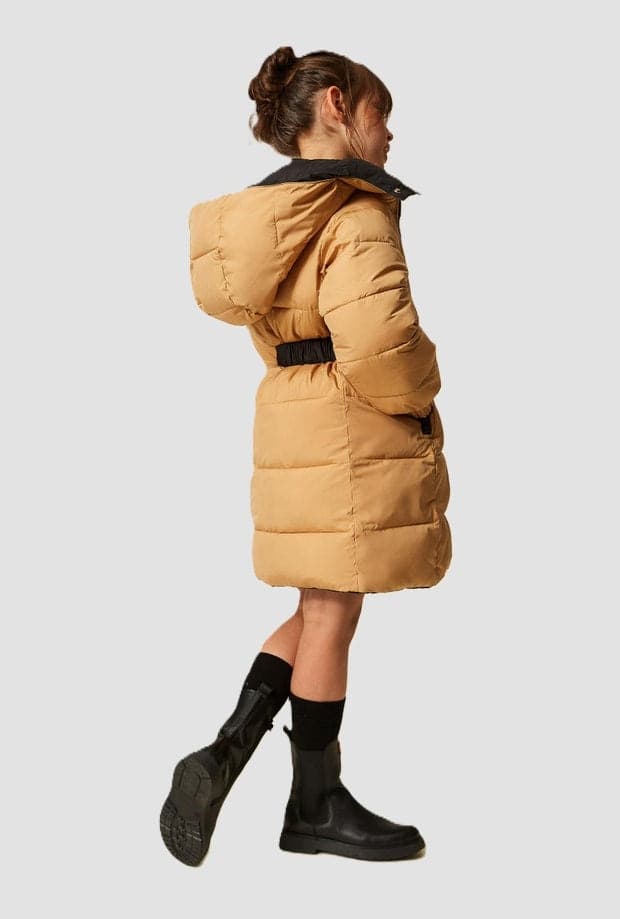 TWINSET piumino reversibile bambina marrone-nero - 3