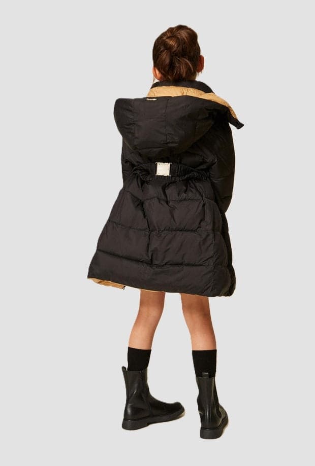TWINSET piumino reversibile bambina marrone-nero - 6