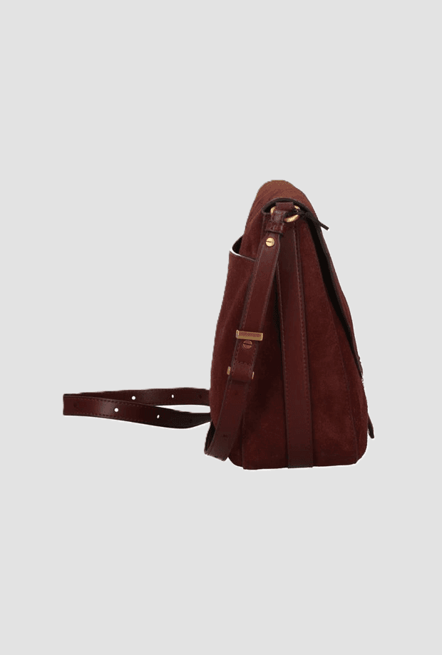 Pinko borsa in camoscio love birds donna borgogna - 2