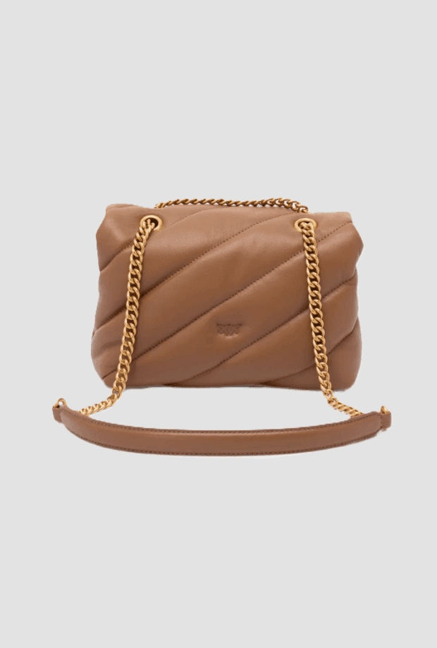 Pinko borsa piccola a tracolla love bag donna marrone - 2