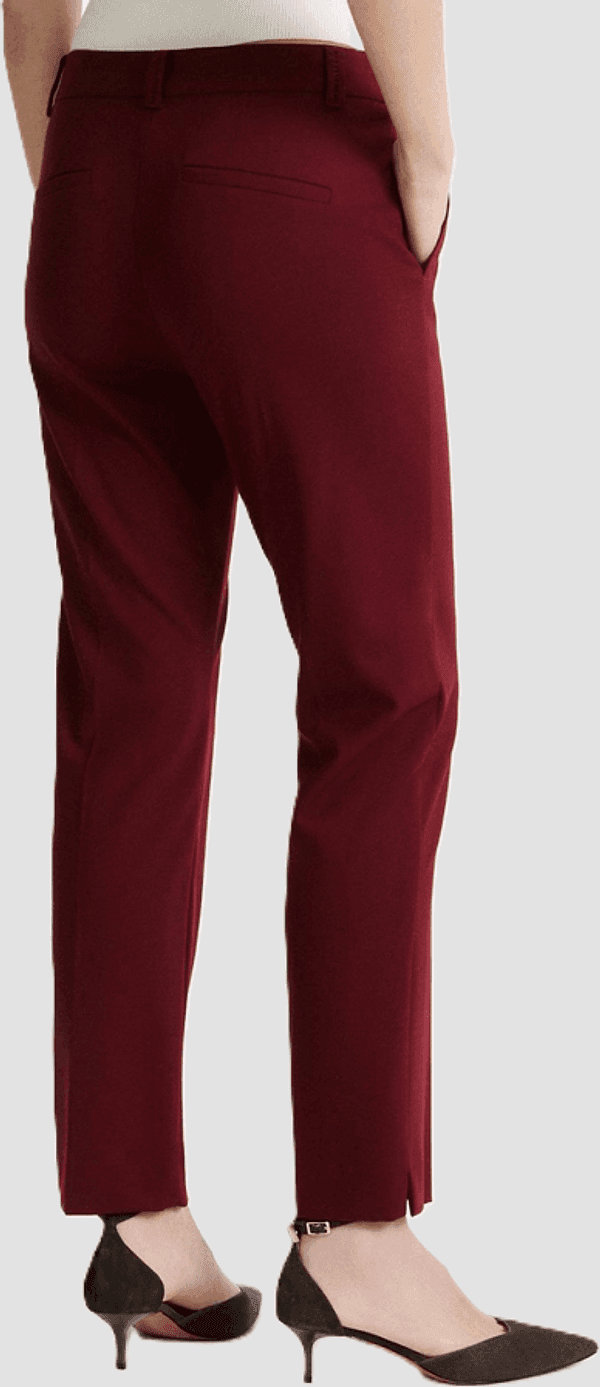 MARELLA pantalone slim fit donna bordeaux - 2