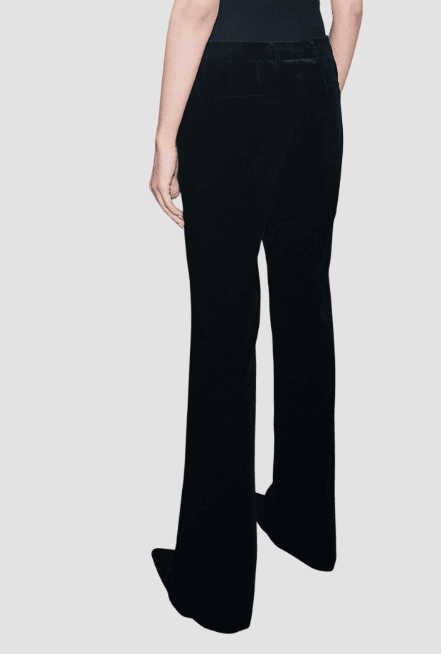 MARELLA pantalone slim fit velluto donna nero - 2