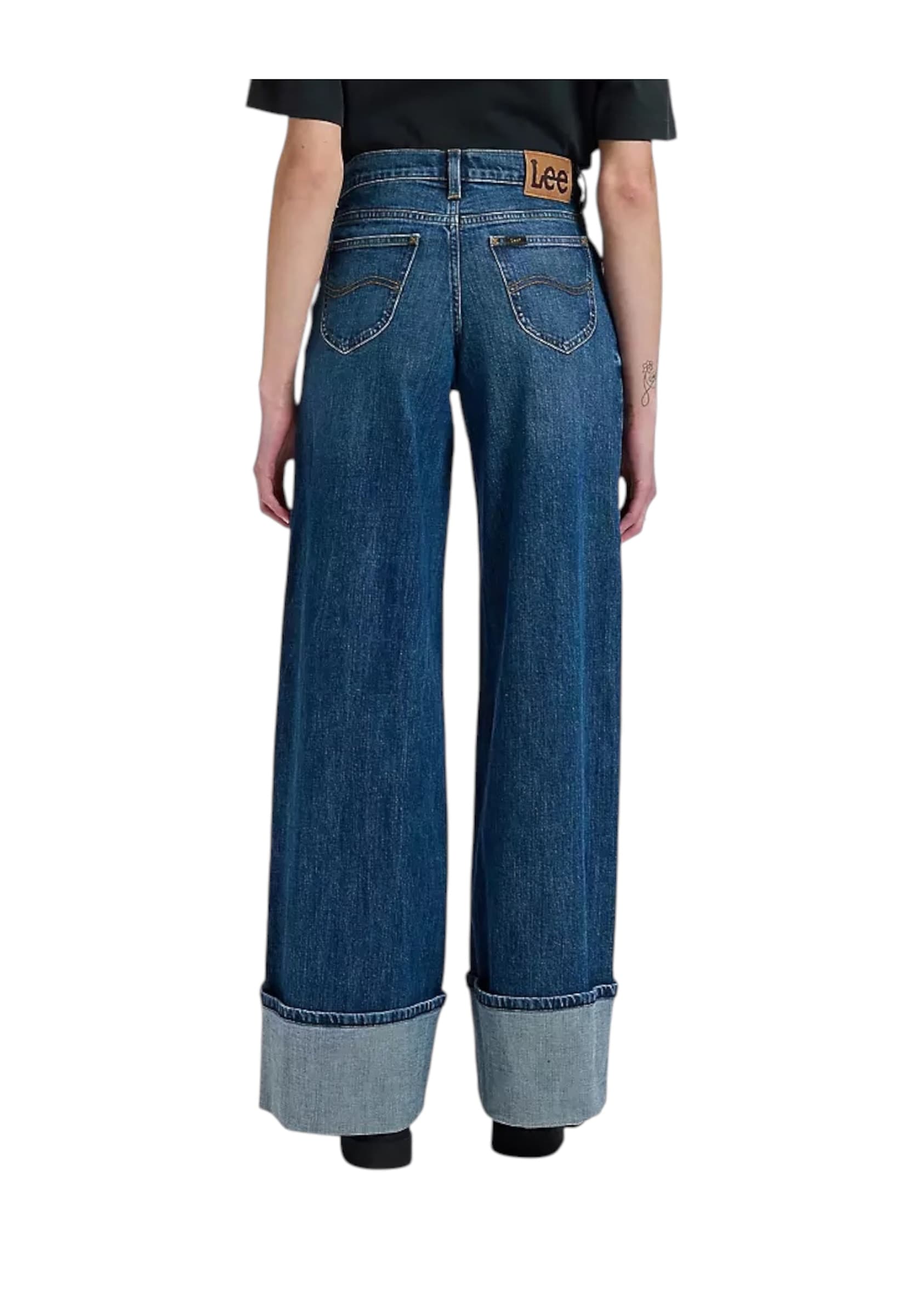 LEE JEANS Jeans a palazzo HOPE Donna  con piega - 2