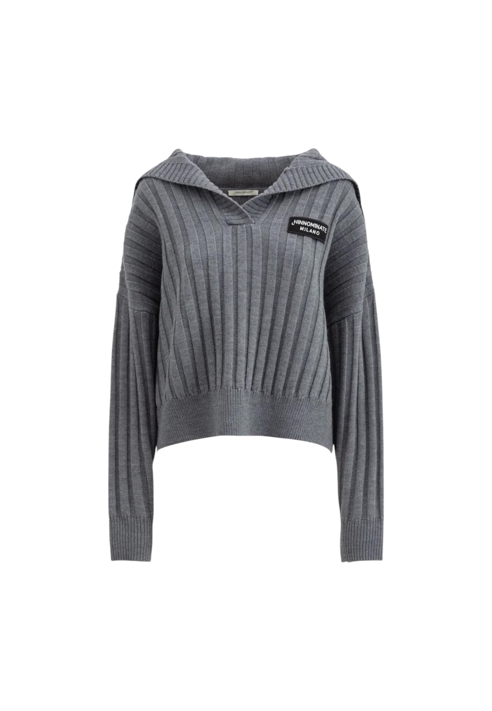 Hinnominate Polo a coste Donna HINNOMINATE scollo V