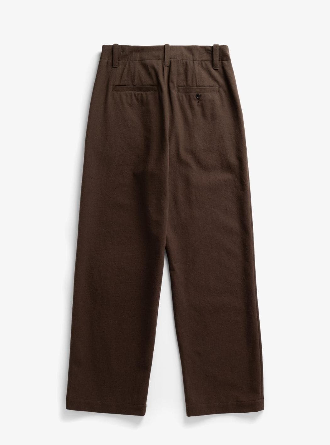 NORSE PORJECTS HENGIFOSS HIGH WAIST COTTON WOOL TWILL TROUSER - 2