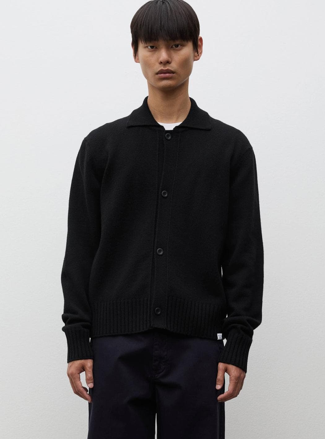 NORSE PORJECTS ANHOLT LAMBSWOOL CARDIGAN - 3