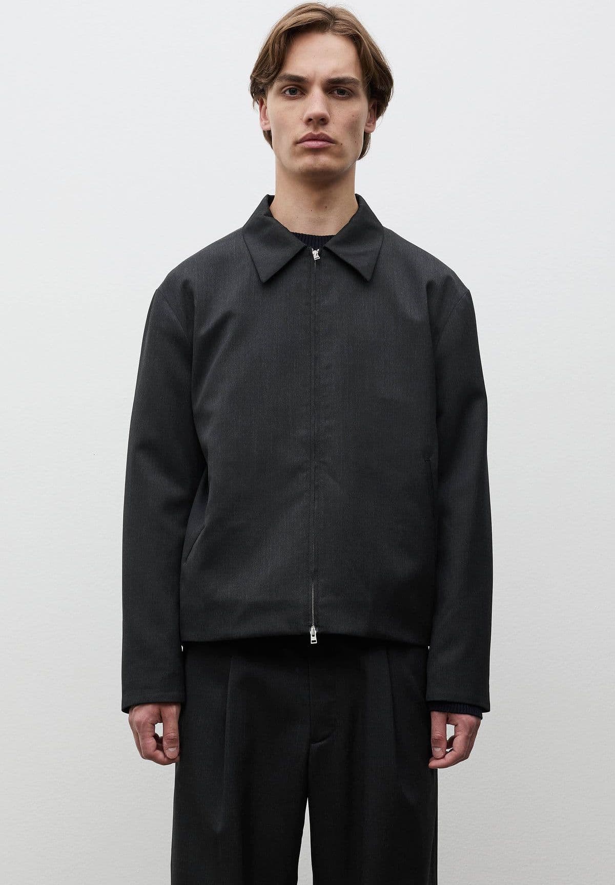 NORSE PORJECTS RAABJERG EASY WORSTED WOOL JACKET - 3