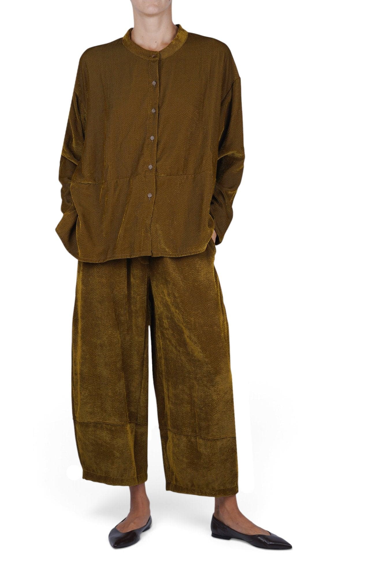 MAMA B Mama B - Pantalone - 480008 - Senape - 2