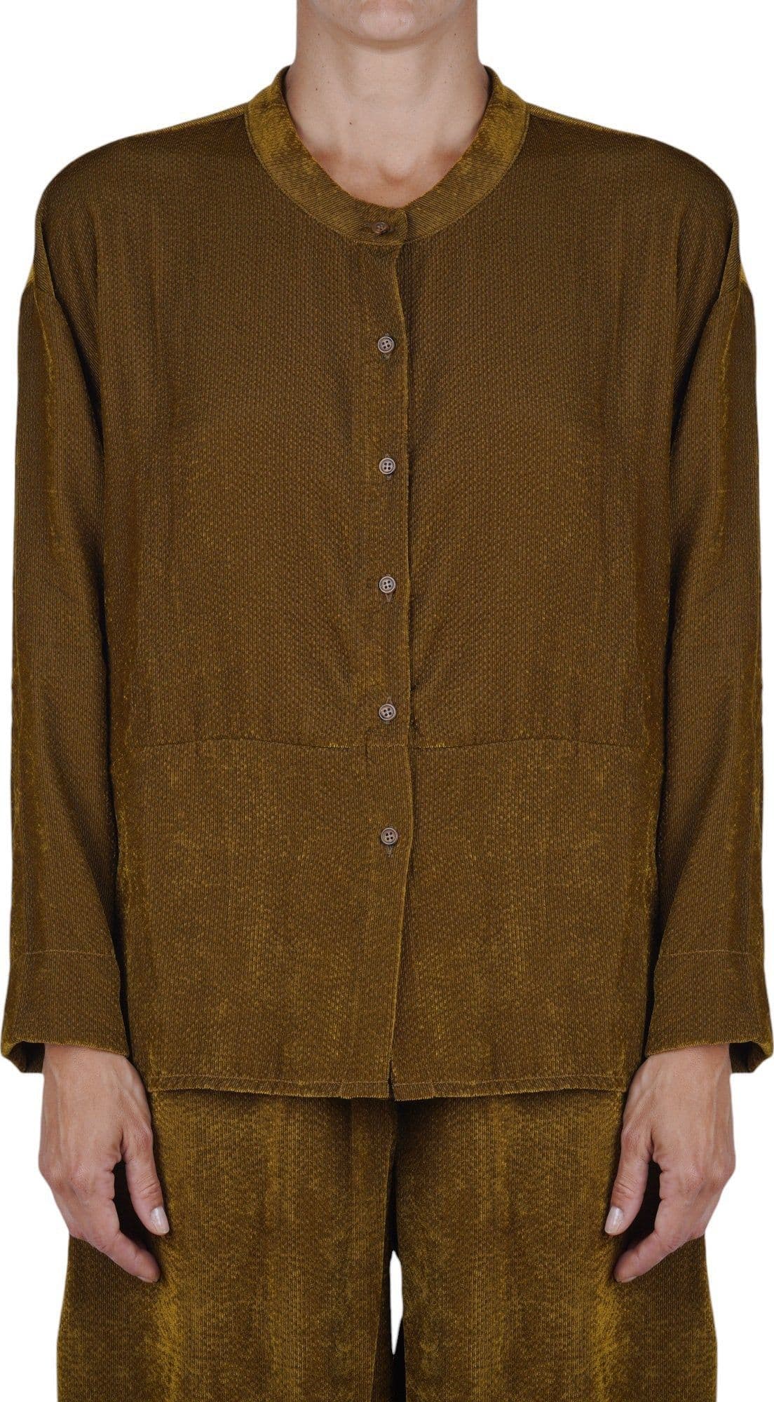 MAMA B Mama B - Camicia - 480009 - Senape - 3
