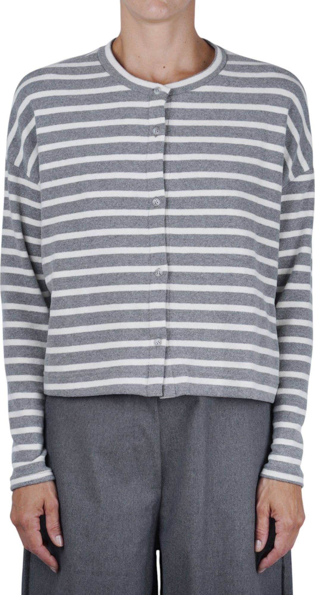 MAMA B Mama B - Cardigan - 480022 - Latte/Grigio - 3