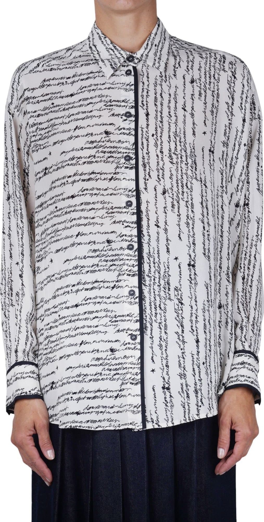 OTTOD'AME Ottod'ame - Camicia - 480360 - Avorio/Nero - 3