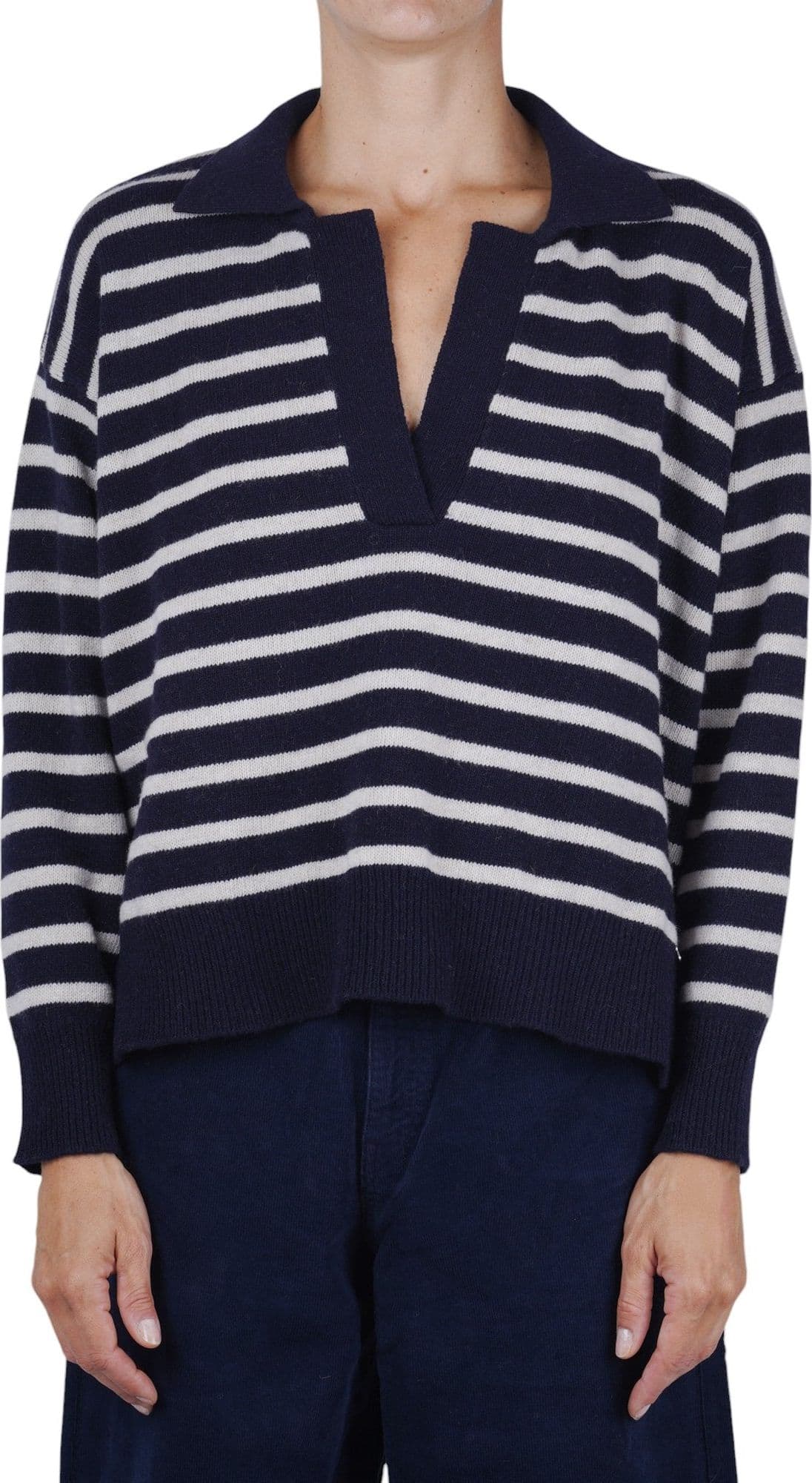 OTTOD'AME Ottod'ame - Maglia - 480369 - Blu/Corda - 3