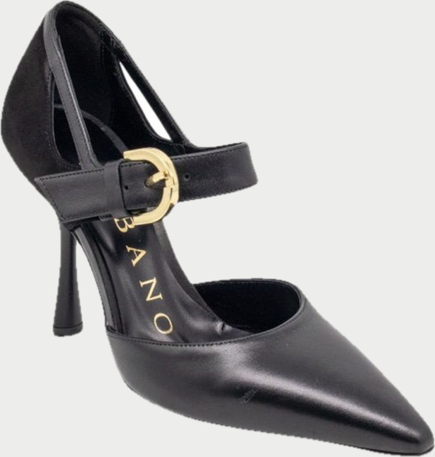 Albano  Scarpe con Tacco Nero - 2