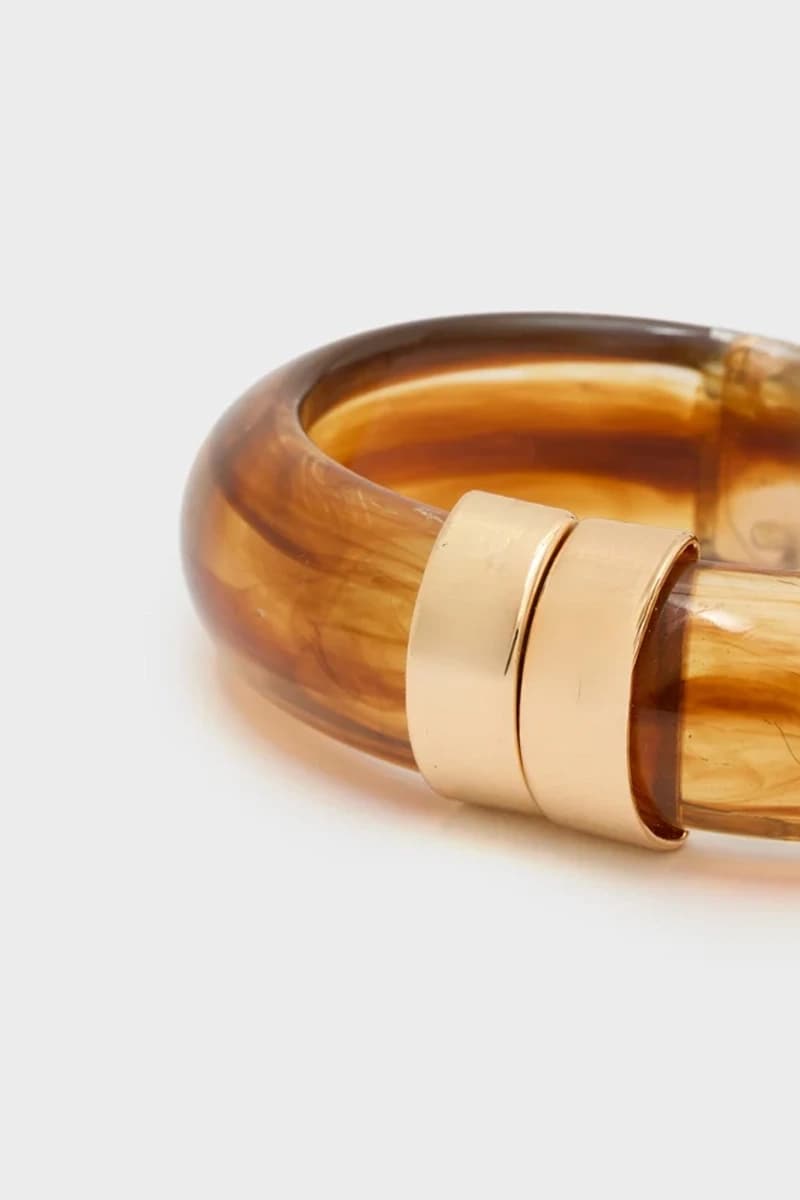 Bracciale Michi in resina con dettaglio oro | NALÌ - 2