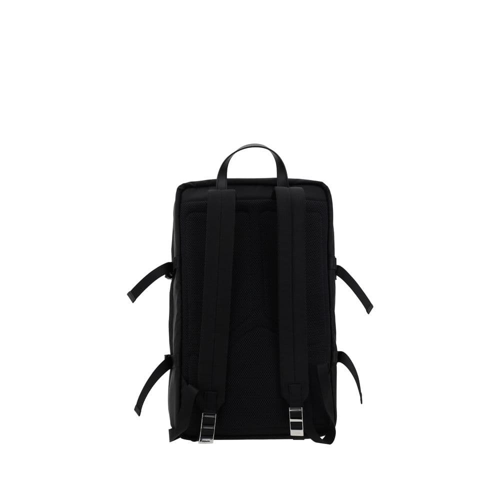 Prada Black Recycled Polyamide Backpack - 2