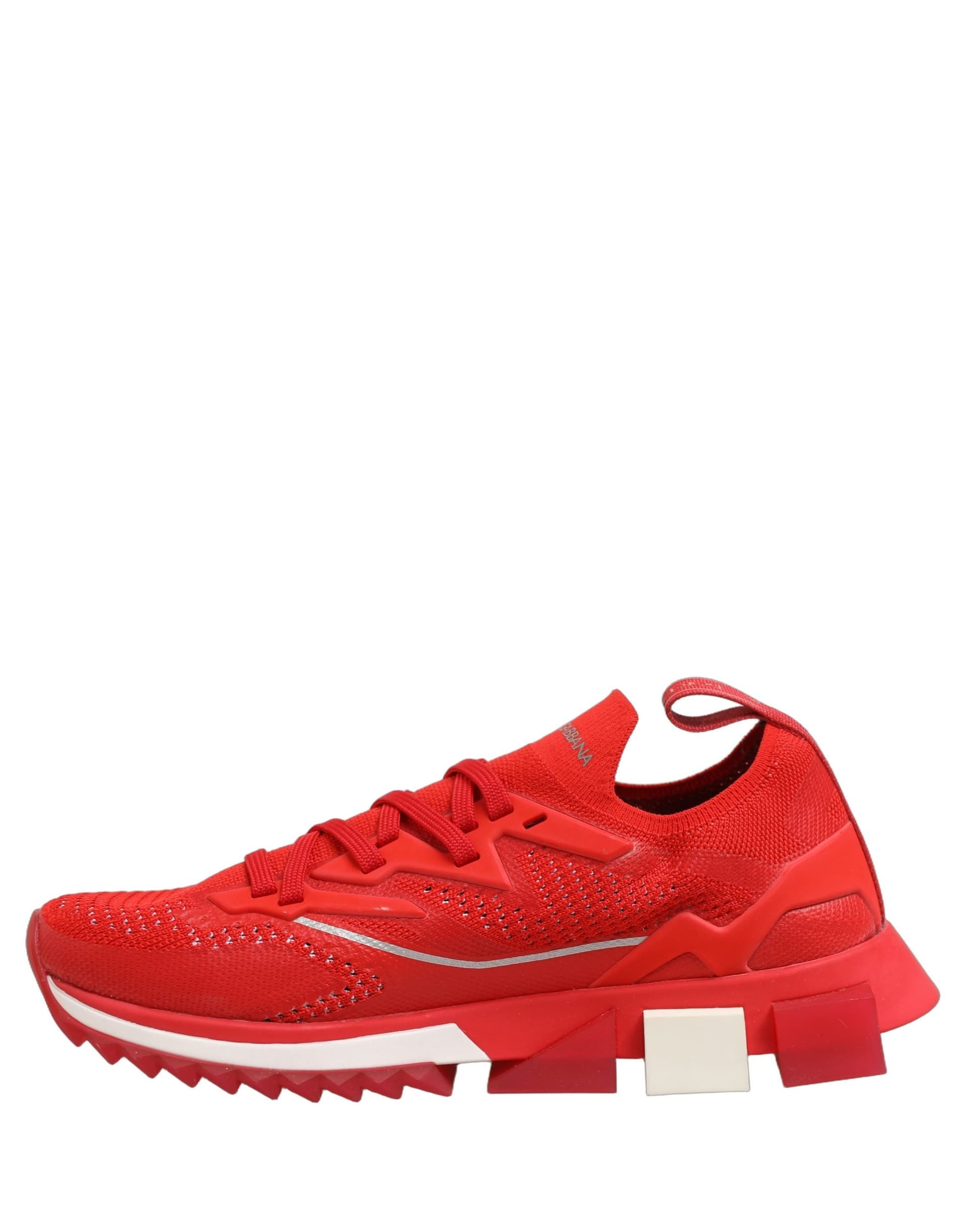 Dolce & Gabbana Red SORRENTO Sport Stretch Men Sneakers Shoes - 4